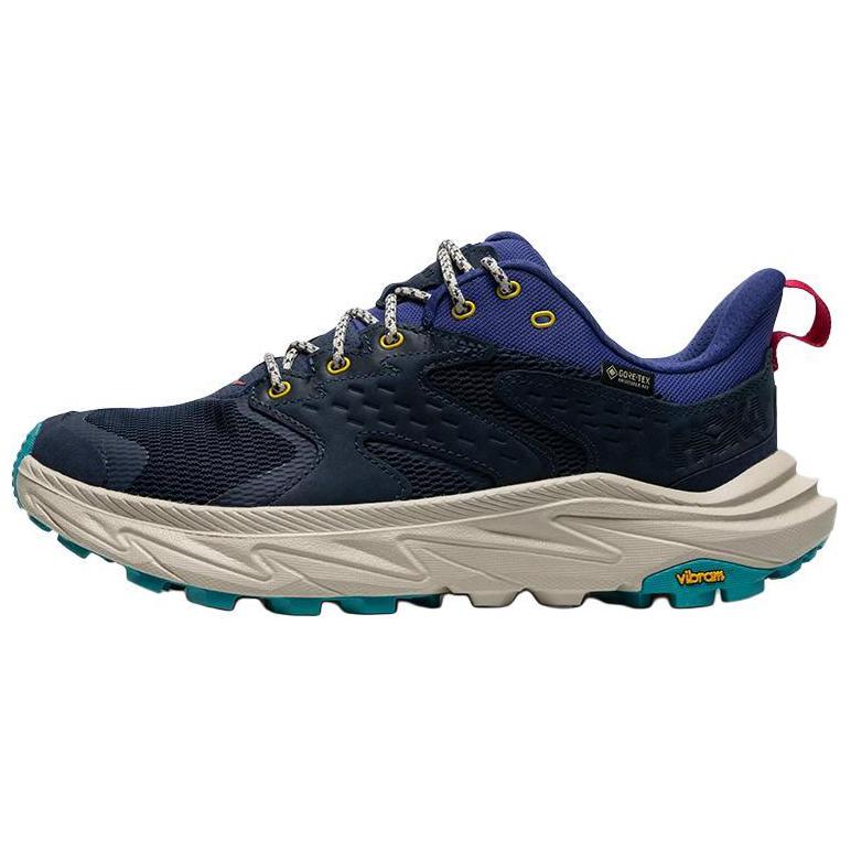 Hoka One One Anacapa 2 Trendy Sports Non-Slip Durable Low-Top Trail Running Shoes Men sneaker Blue 1141632F-VMN