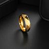 2024 New European and American Couple Titanium Steel Rings