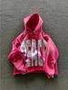 Mode Harajuku Trend Hoodie Retro Alphabet Stickerei Hoodie Männer Y2k Goth Mantel Beiläufige Lose Sweatshirt Hoodies