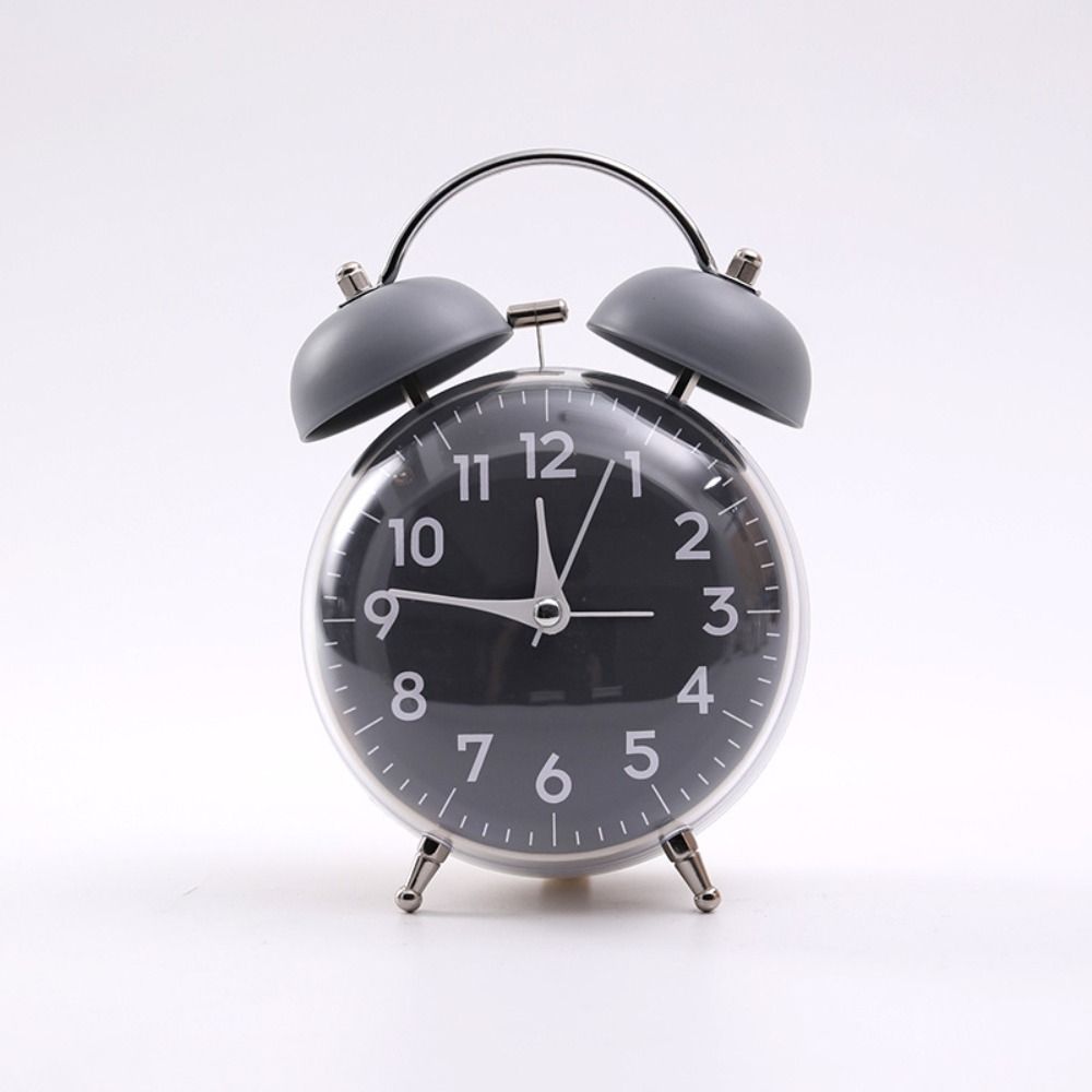 4 Inch Size Desk Alarm Clock Loud Alarm Mechanical Clock Bedside Wake-up Clock Morning Routine