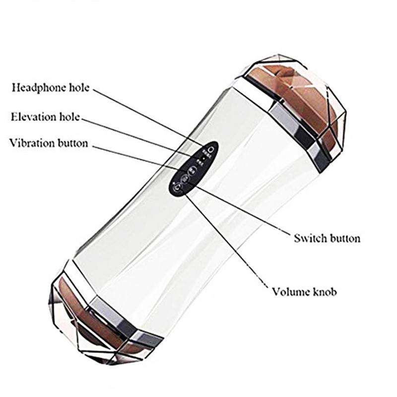 Strong Electric Manual Masturbation Cup Adult Sex Product Realistic Vagina Vibrator Sex Care