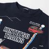 [Kinderkleidung] Moujonjon (Moujon John) Hergestellt in Japan Kintetsu Eisenbahn Streckenkarte Frottee Sweatshirt 100cm-120cm F50615