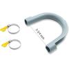 Washing Machine Drain Hose,10 FT Universal Washer Drain Hose Extension Kit with U-Bend Hose Holder and 2 Hose Clamps, Fits for 3/4 To 1-1/2