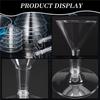 Good-Plastic Martini Glasses, Clear Wine Glasses Reusable Party Cups Dessert Cups For Cocktail Champagne Flutes Dessert