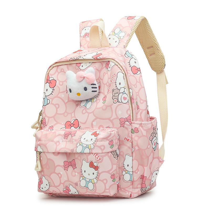 Cartoon Cute Kindergarten Backpack Simple Color-Contrast Children'S Backpack Fresh Sweet Versatile Small Backpack