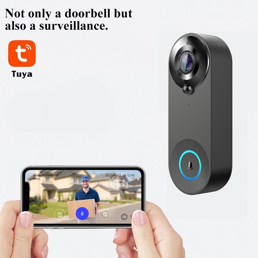 Smart WiFi Wireless Video Doorbell with Remote Home Monitoring and Voice Intercom