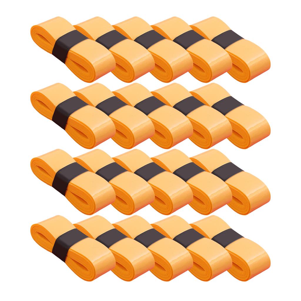 20pcs Nonslip PU Grip Tape Racquet Sports Fishing Rod Bicycles Handle Tape for Tennis Badminton Racquets