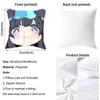 Anime Blue Archive Kawaii Girl Cushion Cover Pattern Printed Pillowcase for Living Room Sofa Cushion Cover & Bedroom Decor