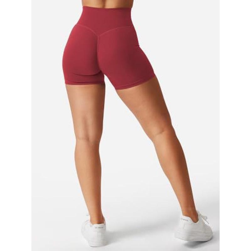 Hohe Taille Po-Hebende Schnelltrocknende Yoga-Shorts