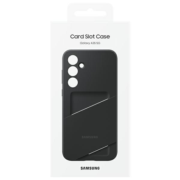 Etui Samsung Ef-Oa356Tbegww A35 5Ga356 Czarny/Black Card Slot Cover
