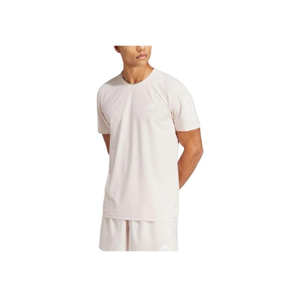 adidas Own the Run Tee Putty Mauve Men Streetwear IN1514