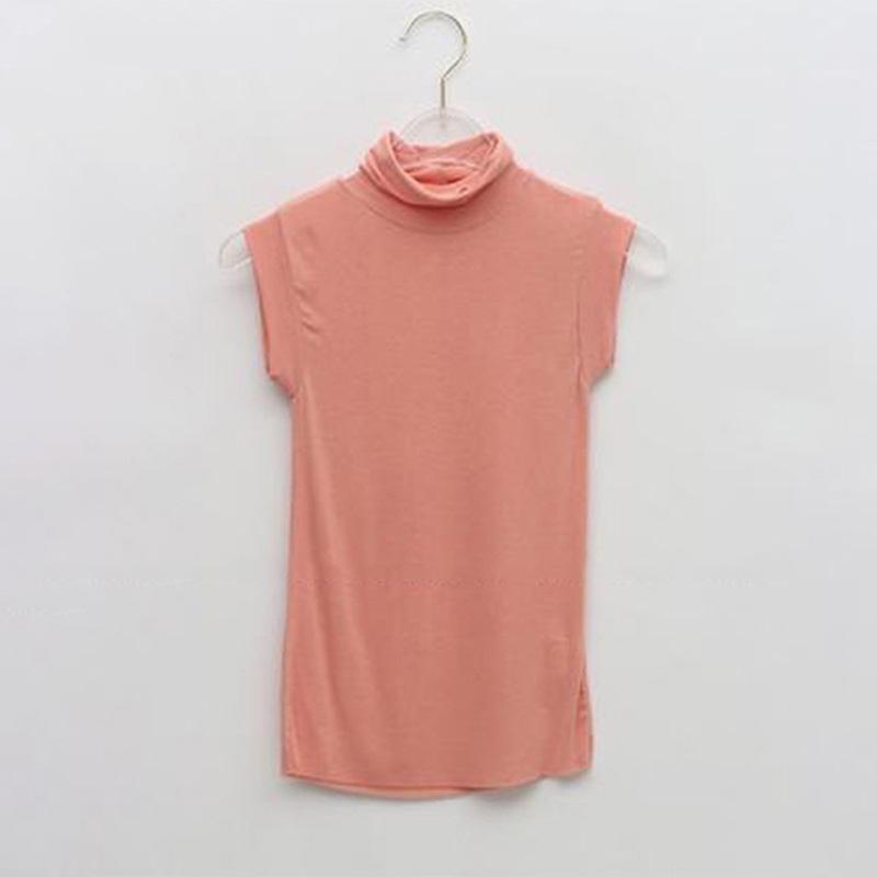 

Южная Корея Тондэмун Высокий Воротник Прозрачный Безрукавный Жилет - Облегающий Сексуальный Топ для Женщин One Size