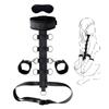 SM Erotic Restraint Set: Back Handcuffs, Neck Collar, Eye Mask, Waist Belt, Binding Straps, Sponge Scuba Material