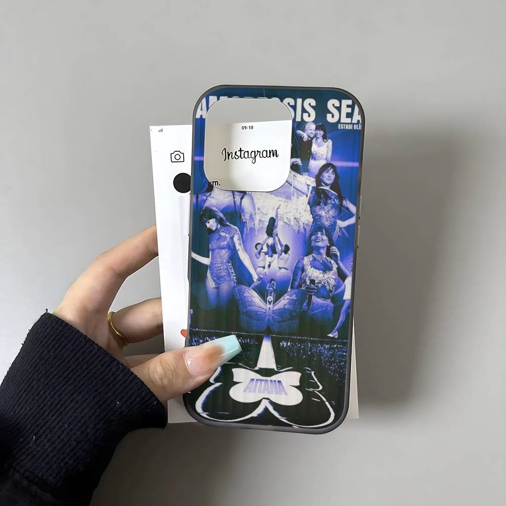 Cuarto A-AitanaS Azul For IPhone 17 16 15 11 12 13 14 Pro Max Plus Pro Corrugated Translucent Back Phone Cover