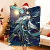 Hot Game Honkai Star Rail D Dan Heng Blanket For Soft Throw Blanket for Picnic Bed Sofa Home Bedroom Cozy Warm Comfortable
