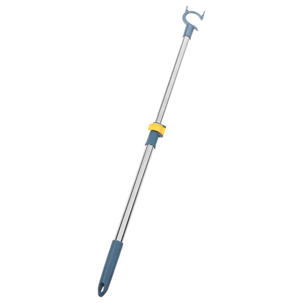 Extendable Retractable Clothesline Rod Telescopic Drying Rack Adjustable Clothes Reaching Pole Balcony Clothesline Home Storage