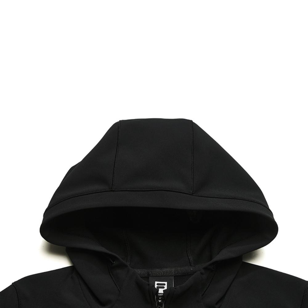 Fila Fleece Warm Classic Personalized Sports Training Casual Comfortable Hooded Jacket Women Jackets A11W611503F-BK