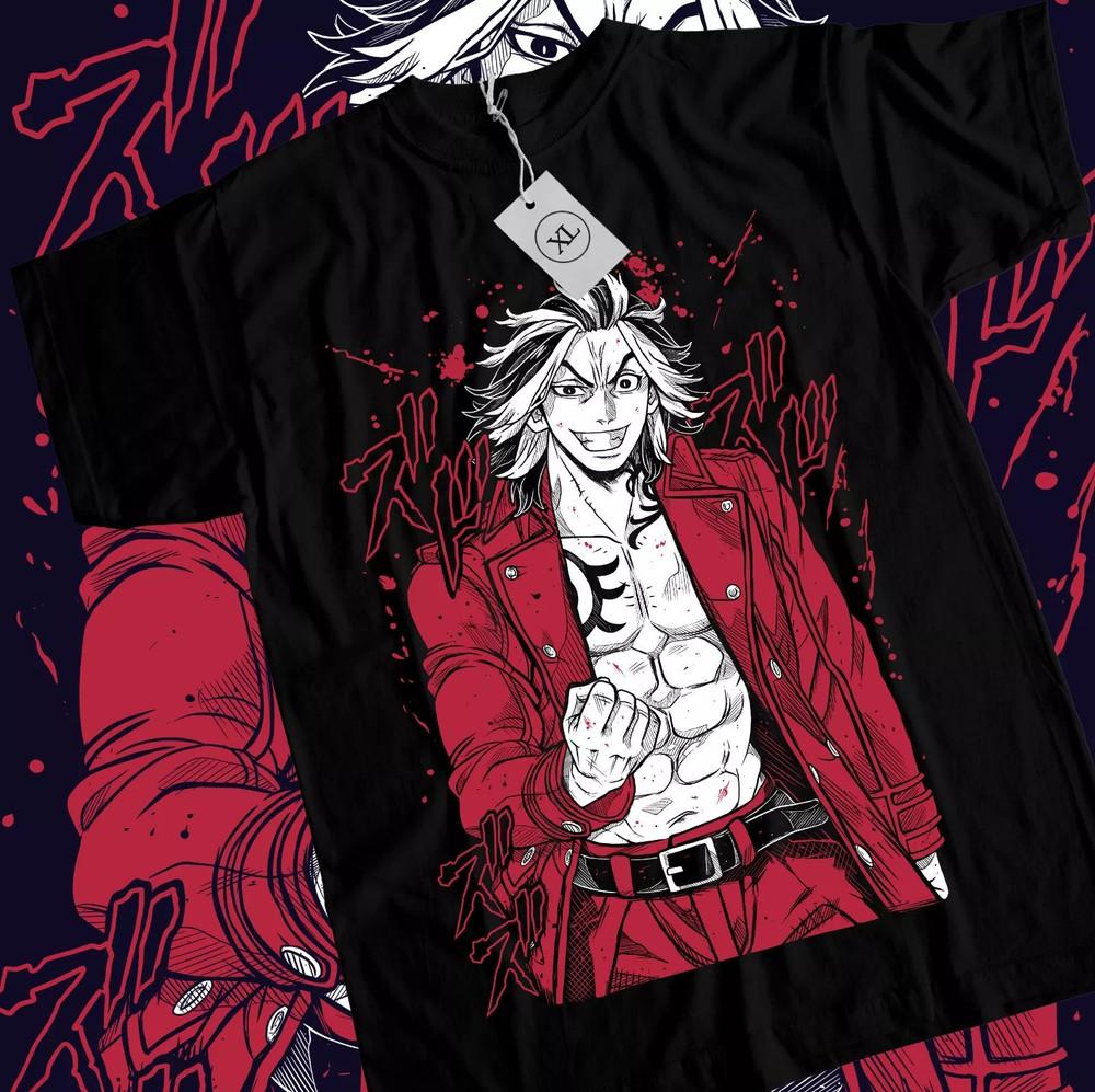 Токийские мстители Дракен Майки Такэмити Ханагаки Аниме Манга Унисекс Футболка XL
