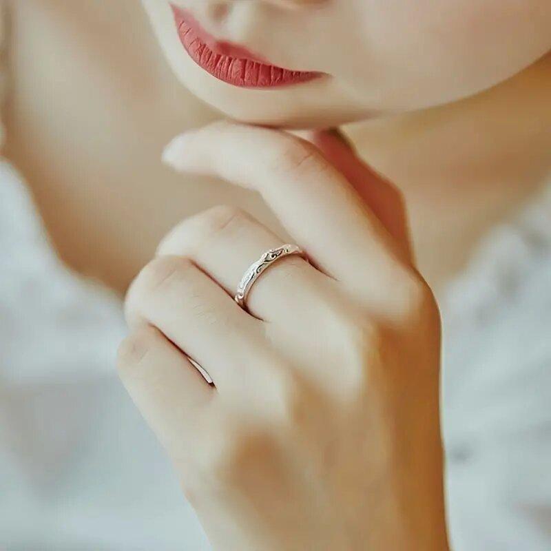 Simple And Fashionable Pattern Niche Ring, The Same Ring Women'S Handmade Tail Ring Index Finger Ring
