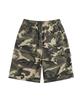 Noming Camo Einfalten-Taschen Weite Bermuda-Shorts - Grün