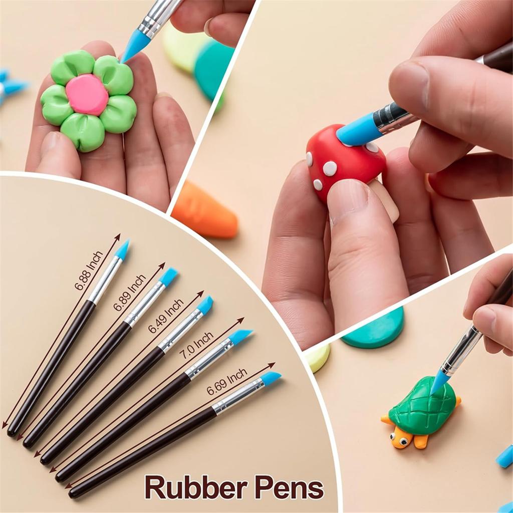 2025+ Clay Tools Kit, 27 PCS Pottery Tools, Practical Polymer Clay Sculpting Tools Kit, Air Dry Clay Tools Set for Kids