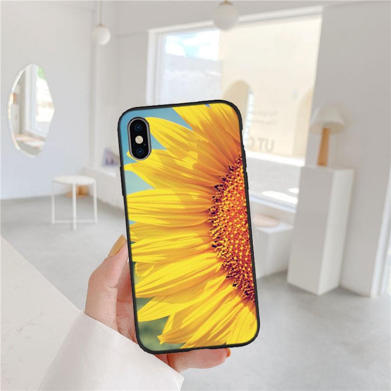 PP9 Beautiful Yellow Sunflower Soft Shell Phone Case for OPPO A3 Pro A72 A74 A76 A77 A77S A78 A79 A94 A95 A18 A40M A58