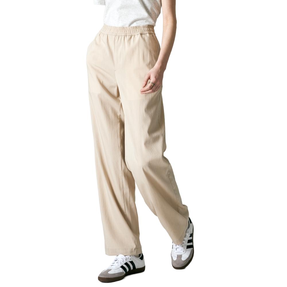 GROOVE RHYME Elastic Waist Semi-Wide Pants (3 Colors) (Lrrmcpa314M)