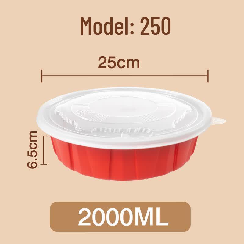 

Disposable Wheat Straw Food Container with Lid