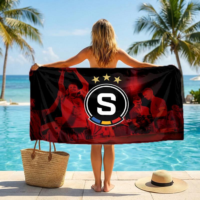 Ac Sparta Praha Fashion Beach Towel: Ideal for Summer Adventures Soft, absorbent and quick drying suitable for swimming and bathing