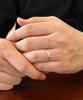 47Bag 925 Silver Couple Rings Friendship Rings Tresse