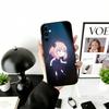 Cute Anya Forger Spy-Family Phone Case For Samsung Galaxy A73,A72,A71,A70,A53,A52,A51,Soft Silicone Black Cover