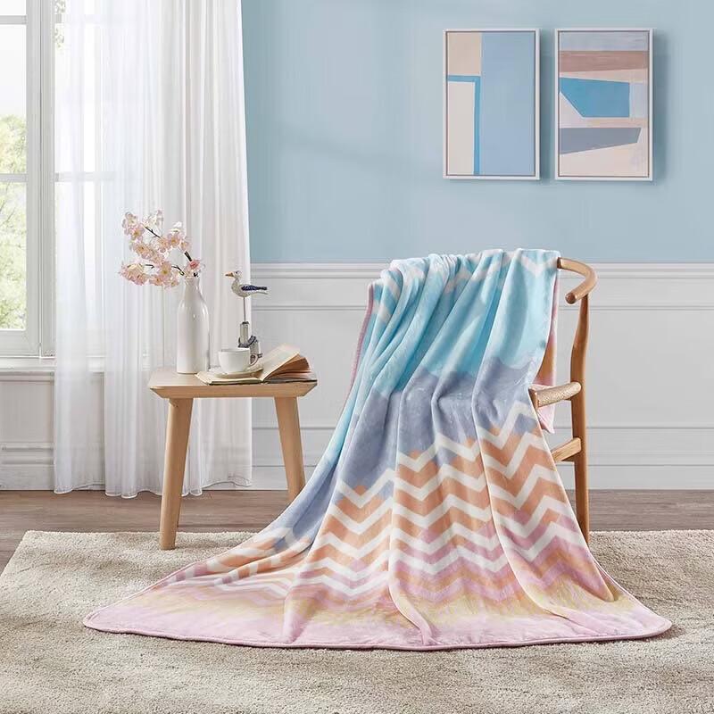 Luolai Nordic Cloud Fleece Flannel Blanket