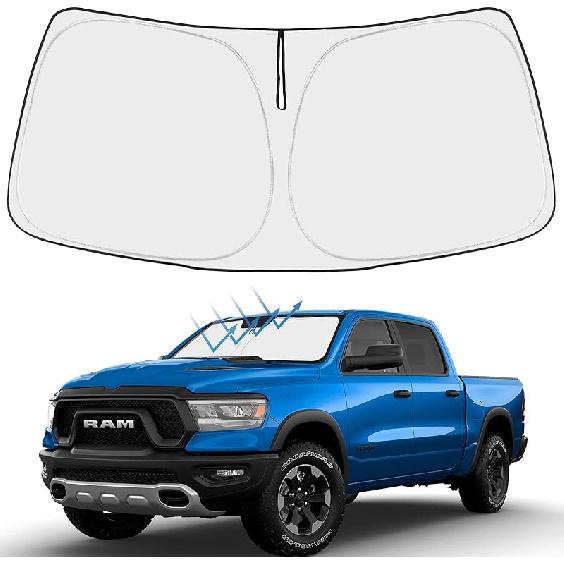 Proadsy 2025 Upgrade Front Windshield Sun Shade Foldable RAV4 Sunshade Protector Fit -2025 RAV-4 SUV Crossover, TRD Off-Road, LE XLE Premium Limited