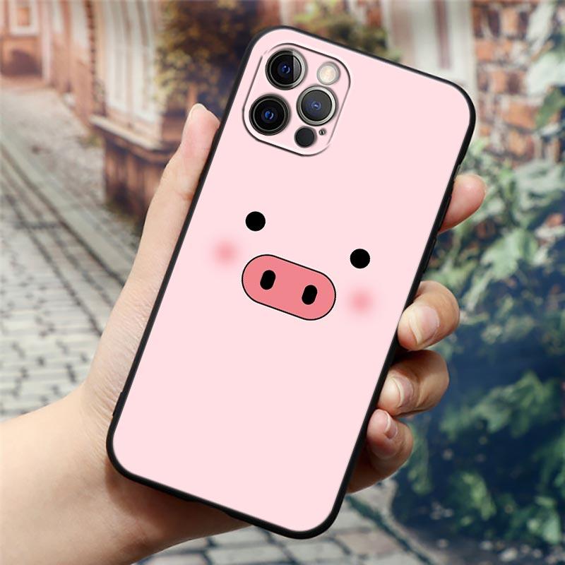 Cute Funny Gravity Falls Waddles Cartoon Phone Case For Apple iPhone 14 13 12 11 Pro Max 8 7 SE 2020 2022 XR XS Mini Plus Cover
