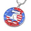 USA 250th Anniversary Jewelry for Women American Flag Necklace And Patriotic Earrings Set 1776-2026 Collectible Gift for Men Women