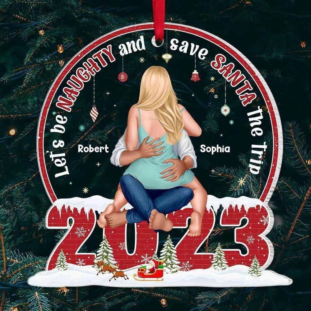 Acrylic Cartoon Colorful Christmas Tree Hanging Decoration Perfect For Car Interior Accents