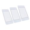 3PCS Top Screen Lens for New 2DS XL Resin Game Console Upper Top Screen Lens Replacement Cover with Adhesive