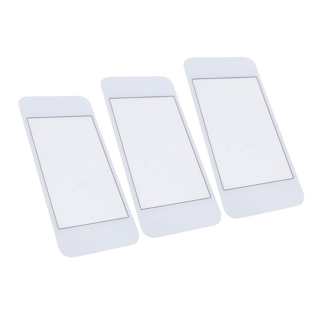 3PCS Top Screen Lens for New 2DS XL Resin Game Console Upper Top Screen Lens Replacement Cover with Adhesive