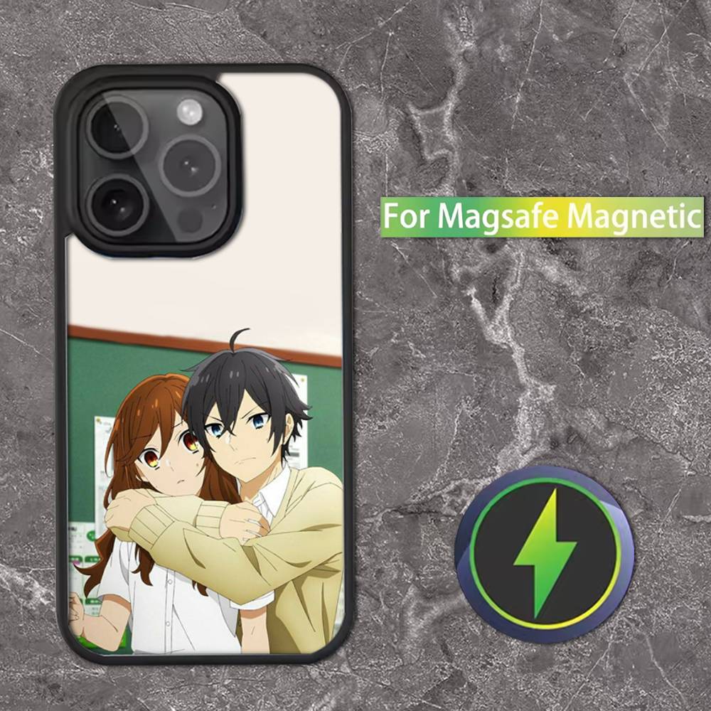 Anime H-Horimiya Phone Case For iPhone 17,16,15,14,13,12,11,Pro,Max,Plus,Mini,SE Magsafe Magnetic Wireless Charging