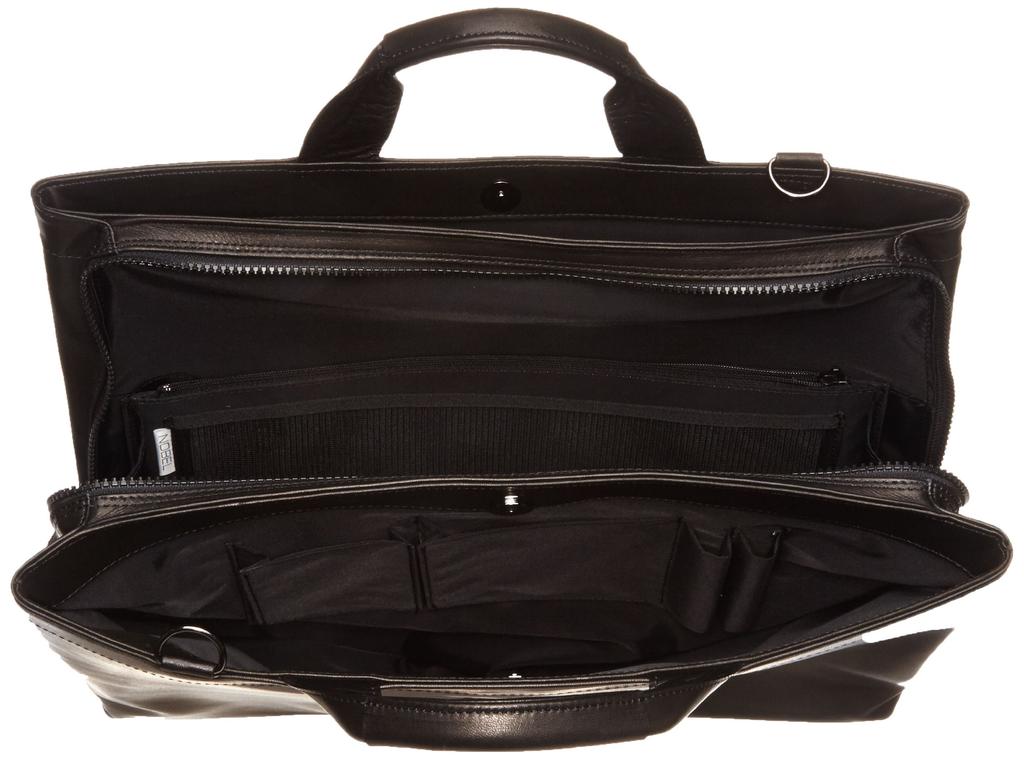 Torba biznesowa Bis skóra bydlęca miękka B4 kompatybilna Made in Japan czarna [Figaro] męska