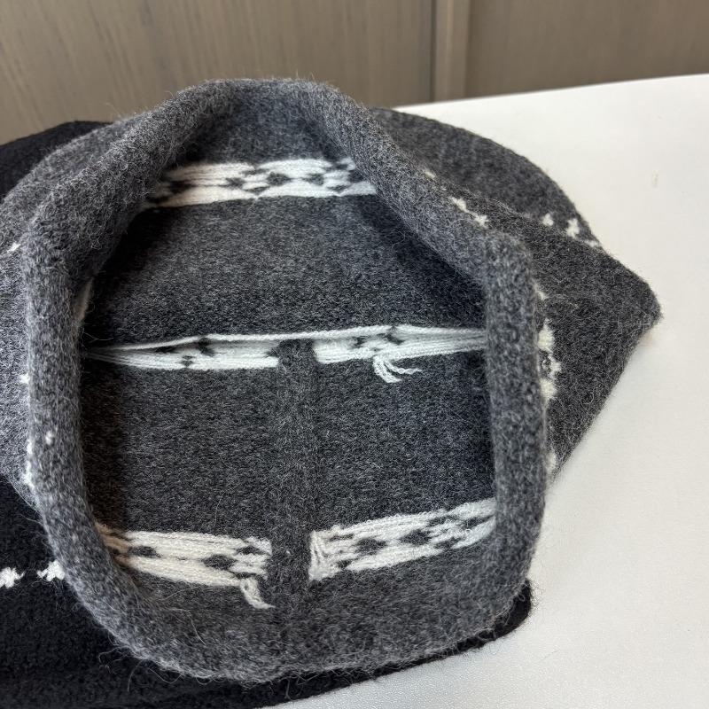 Women S Fair Isle Jacquard Slouchy Knit Hat Autumn Winter Warm Beanie