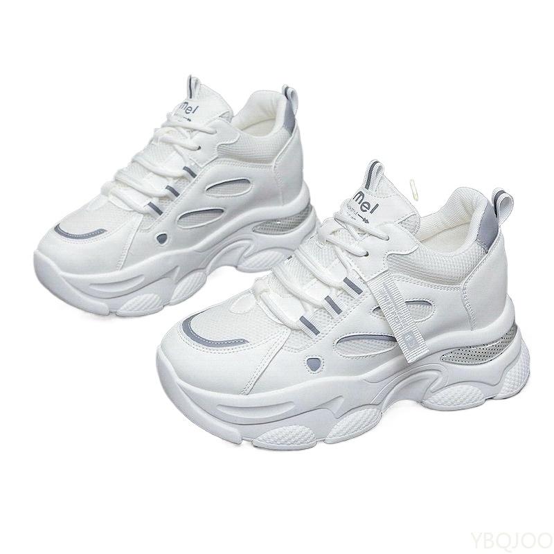 2026 New Spring Sports Shoes Casual Woman Comfortable Breathable Running Shoes Women Thick Bottom Ultra-light Sneakers