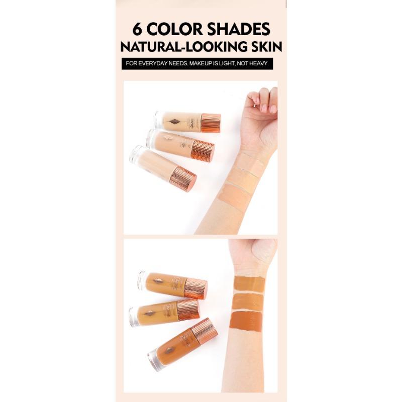 Concealer Foundation Flüssig Wasserdicht Langanhaltend Feuchtigkeitsspendend Setzt sich nicht ab Make-up Ölkontrolle Foundation