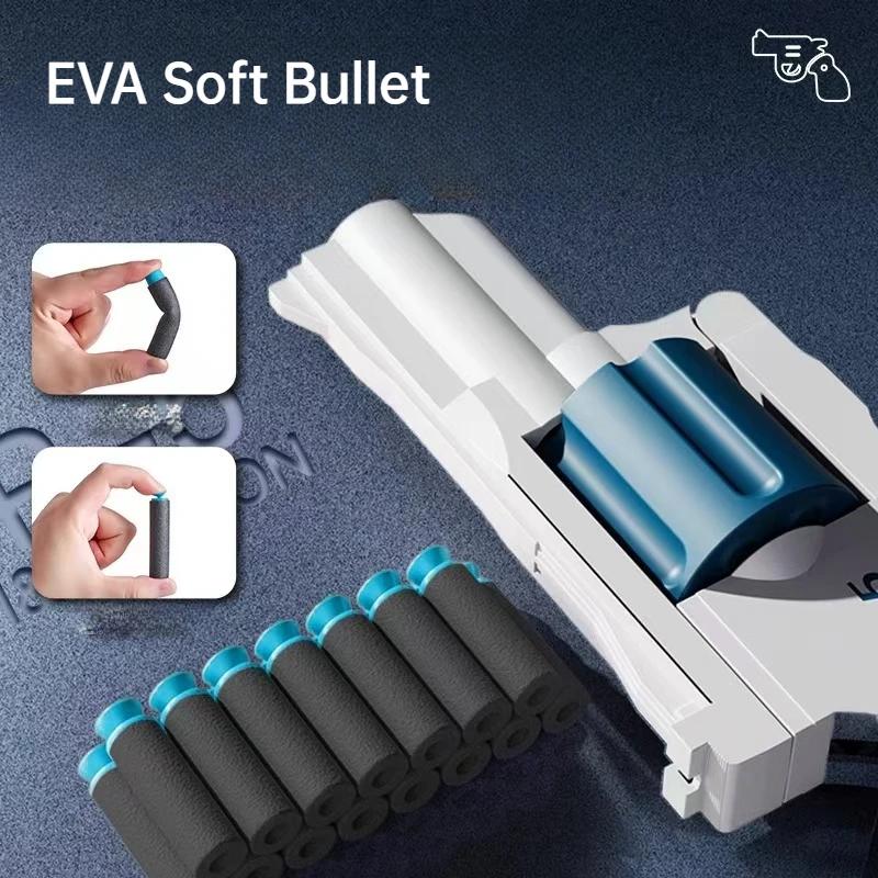 Manual ZP5 Toy Pistol Gun for Kids Outdoor Fun Shooting Game EVA Soft Dart Bullet Launcher Toy Gun for Children's Birthday Gift