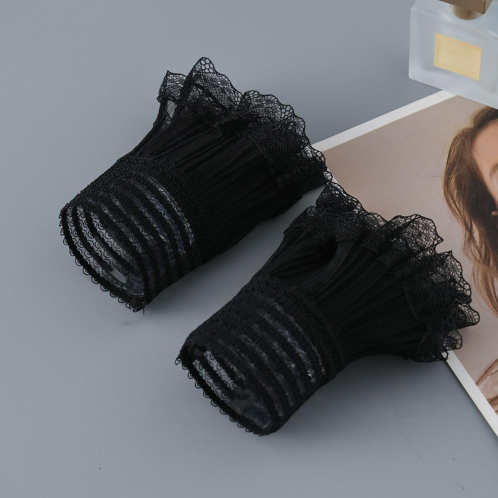 White Black Fake Cuff Detachable Lace Cuff New False Sleeve Cuffs