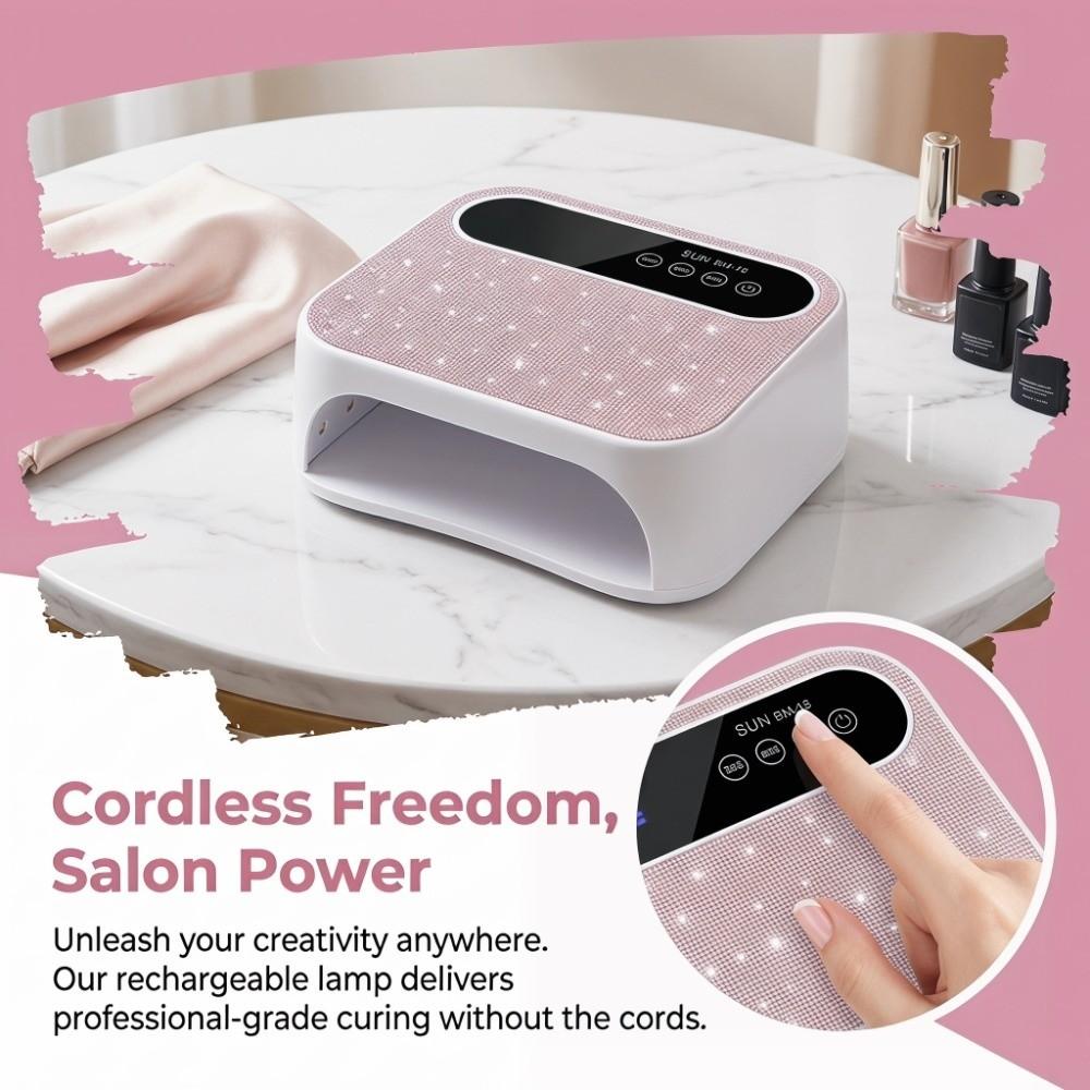 Portable Cordless UV Nail Lamp Rechargeable UV Light Nail Art Dryer UV LED Nail Light  Home Use
