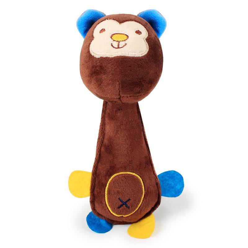 Eco-Friendly Dog Chewing Toy Soft Squeaky Teeth Cleaning Chew Toy