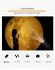 Moon Projection Lamp - Welcome Logo Starry Sky Night Light for Bedroom, Sunset & Background Lighting 