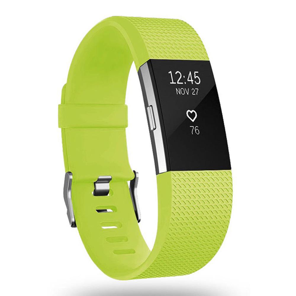 Fitbit Charge 2 Checkered Pattern TPE Sport Replacement Wristband Strap