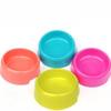 Bol Rond en Plastique pour Animaux de Compagnie Couleurs Bonbon Antidérapant Chien Chat Aliment Eau Abreuvoir Anti-Renversement Accessoires pour Animaux MIT